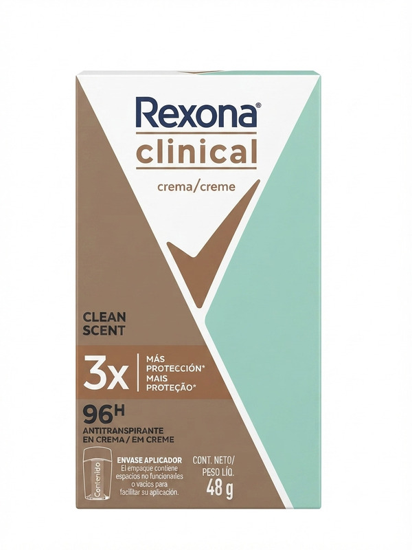 1783959993451 Desodorante Rexona Clinical Crema Clean Scent - Imagen 1