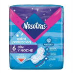 Toallas Nosotras Protección Dia Y Noche 6 unidades