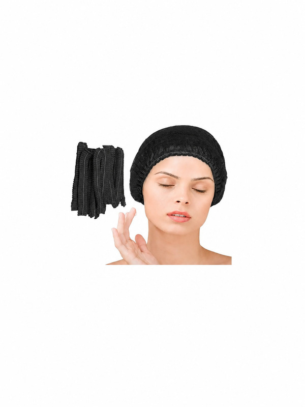Cofia Gorro Cofia Malla Negro - Imagen 1