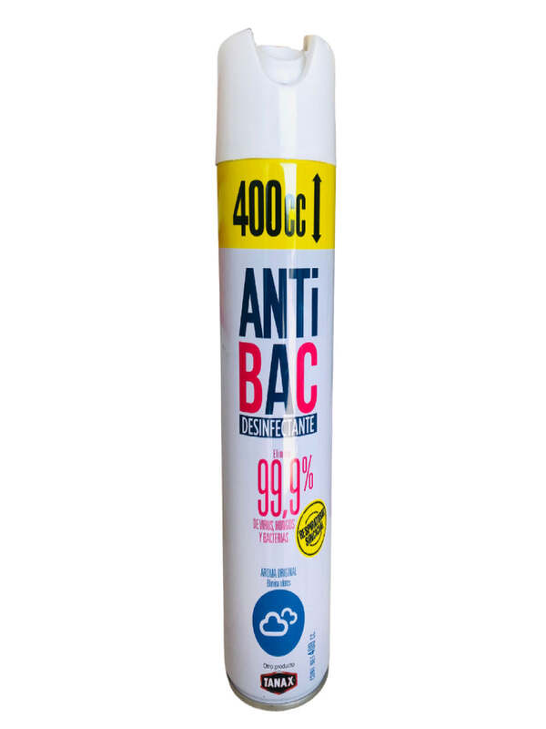Desinfectante-Aerosol-Antibac-Original Desinfectante Tanax Anti Bac Original 400cc - Imagen 1