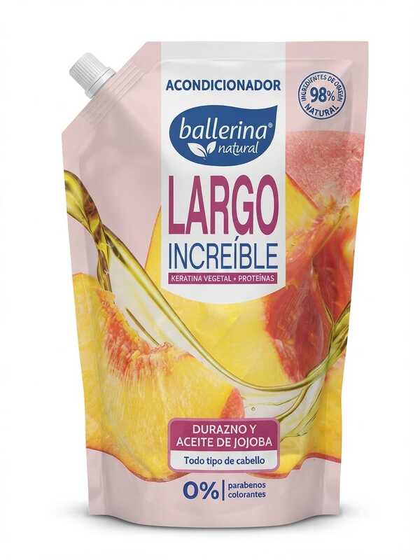 IMG-20260711-WA0134 Acondicionador Ballerina Durazno Y Aceite De Jojoba 750ml - Imagen 1