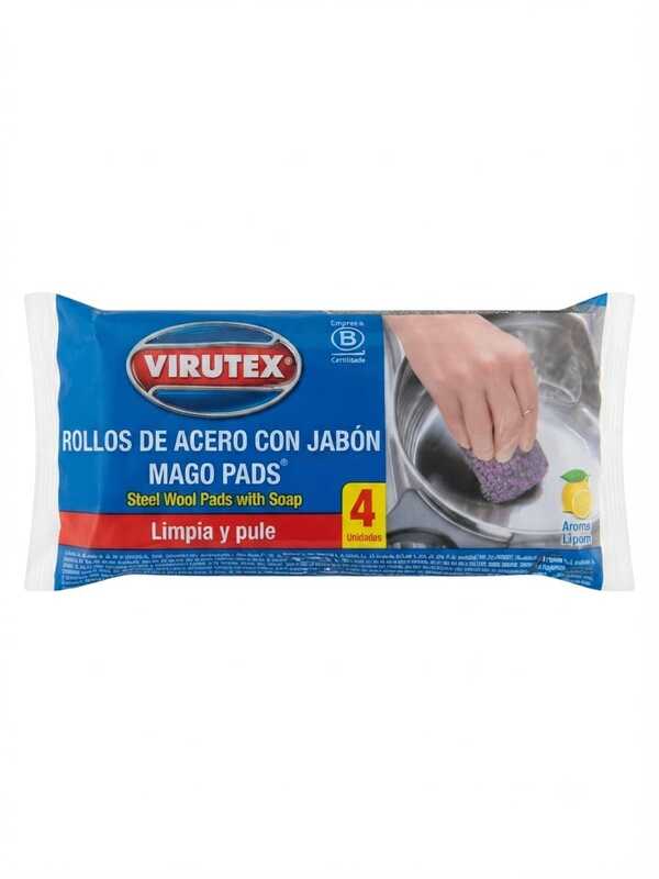 IMG-20260711-WA0200 Rollos De Acero Virutex Con Jabon 4 unidades - Imagen 1