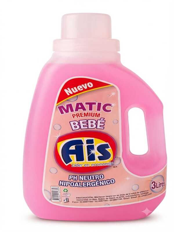 IMG-20260715-WA0021 Detergente Ais Matic Bebé Rosado 3 Litros - Imagen 1