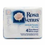 Jabón Rosa Venus En Barra Piezas Blancas
