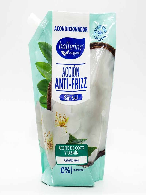 ballerina Acondicionador Ballerina Aceite De Coco Y Jazmín 750ml - Imagen 1
