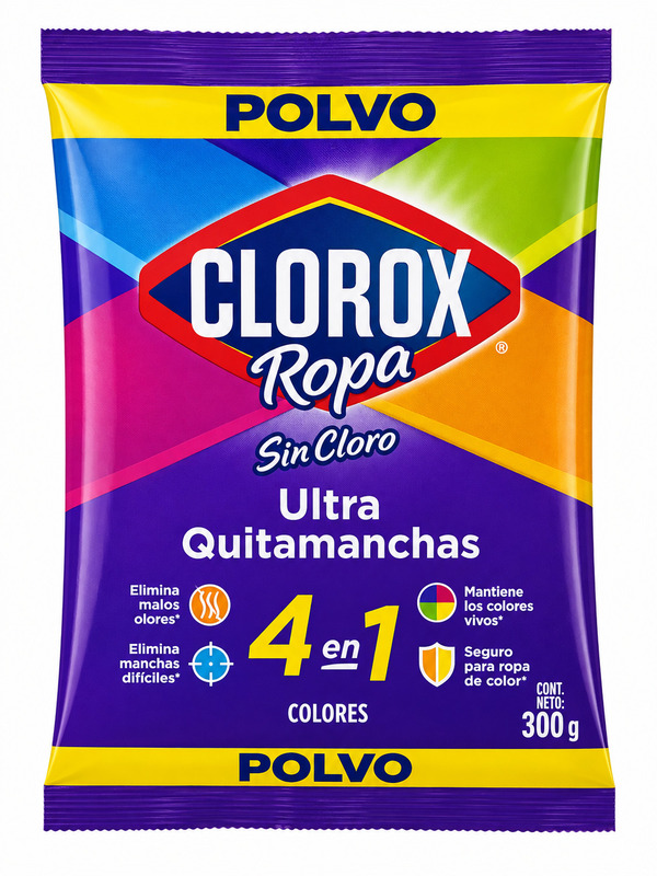 clorox-ropa-color-sobre Quitamanchas Clorox Polvo Ropa Color Sobre - Imagen 1