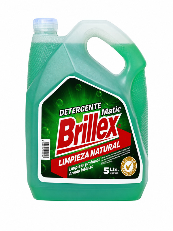 detergente-brillex-verde Detergente Brillex Limpieza Natural 5 Litros - Imagen 1