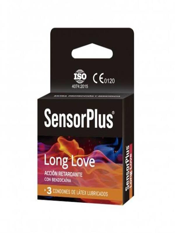 imafgr Preservativo Sensorplus Long Love 3 unidades - Imagen 1