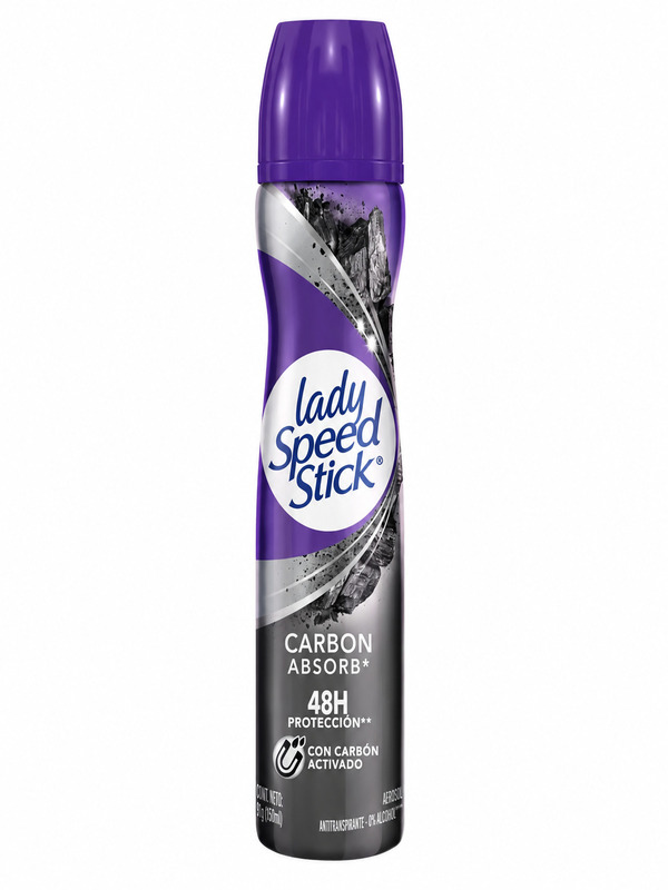 lady-carbon-spray Desodorante Lady Speed Stick Spray Carbón - Imagen 1