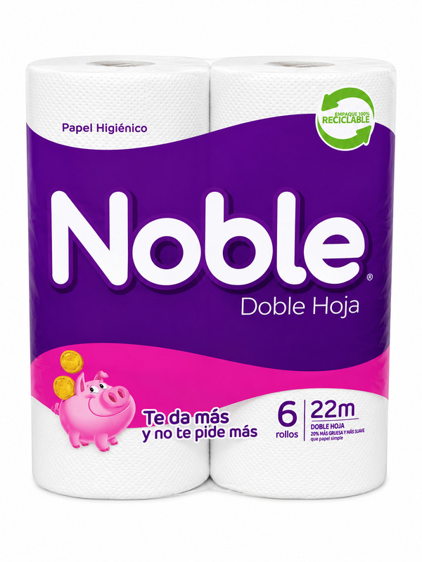 noble22 Papel Higiénico Noble 22 Metros - Imagen 1