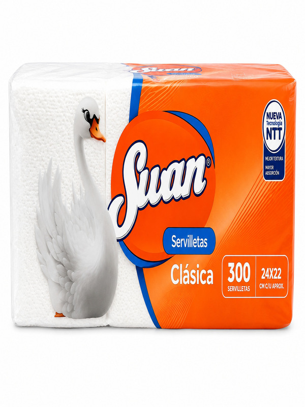 servilleta300 Servilleta Swan 300 unidades - Imagen 1