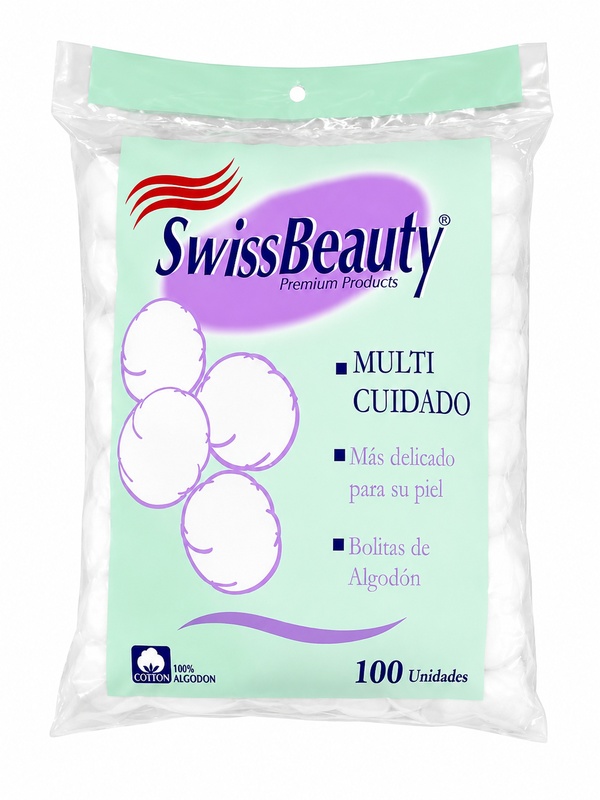 swissbeauty-algodon Algodón Swiss Beauty 100 unidades - Imagen 1